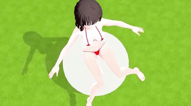 'Sexy Babes in Japanese Animation have fun with a Toyota Car.'