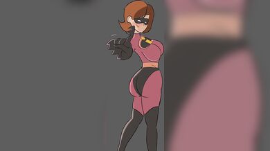 'Mommy Elastigirl Stretches Her Naughty Body'