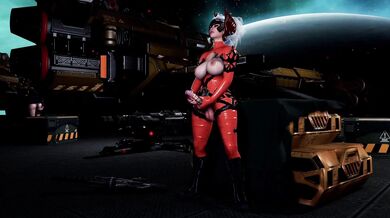 'Ona, a curvaceous astronaut, masturbates and fucks thick guard Stella on the space station [Excerpt]'