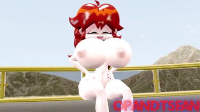 'Two Thick Women and Their Breath-taking Boobies Playing in a Hot Tub on their Sexy Summer Vacation'