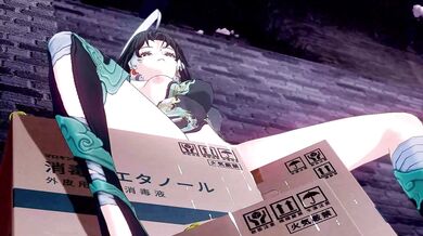 " Tonight, we will be watching Jianxin and Fengyunmomo in an intense hentai scene.