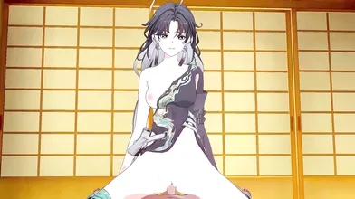" Tonight, we will be watching Jianxin and Fengyunmomo in an intense hentai scene.