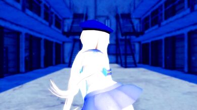 "Jiggle and Squirt! MMD Hentai Shimakaze Up & Down [R18] Vishal"