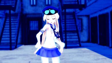 "Jiggle and Squirt! MMD Hentai Shimakaze Up & Down [R18] Vishal"