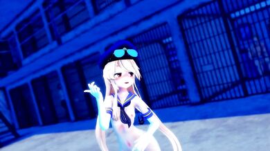 "Jiggle and Squirt! MMD Hentai Shimakaze Up & Down [R18] Vishal"