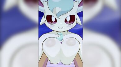 "Eevee Gets Double-Stuffed by a Leafy Pokemon!"