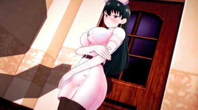 "As the Forger's Sexual Urges Mount, Nurse Yor Tends to his Wounded Ego with Her Skilled Touch."