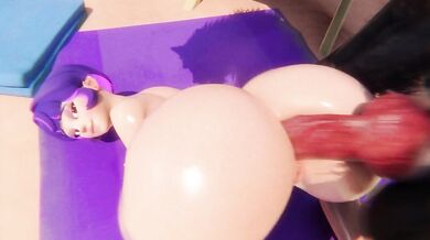 Hentai puppies take on the seashore!