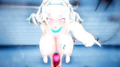 "Sensual Soap Bubble Bath with a Twist, Fuwawa in the Abyssgard Shower"