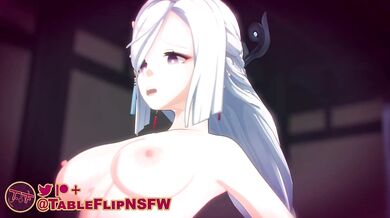 'Sexy Secretary gets F*cked by her Boss while he's in a Meeting [TableFlipNSFW]'