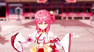 "[kasunishi] Sakura Miko Kyouki Ranbu Evening ver - A Night of Passionate Flower Maidens"