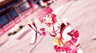 "[kasunishi] Sakura Miko Kyouki Ranbu Evening ver - A Night of Passionate Flower Maidens"