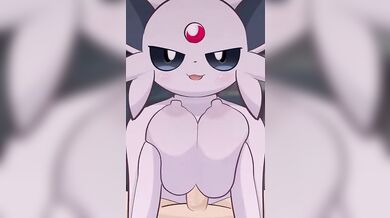 "Tentacle Sex with Espeon and Paizuri Double Penetration".