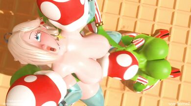 '"The Pirate" Rosalina and Four Piranha Plants - A Sexy Spanish Adventure'