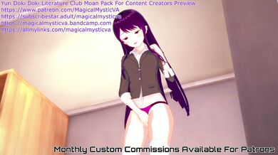 '"The Moans of Literature Club" Yuri Doki Doki'