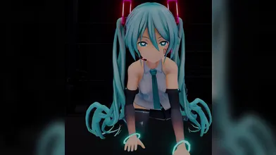 Fucking with Hatsune Miku in Prison
