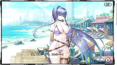 'The Adventures of the Taimanin in Swimsuits with Rinko Akiyama Part 1 - A Hentai RPG Porn Video'