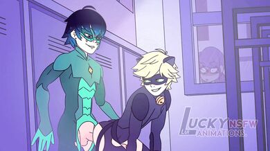 'Luka and Adrien Agreste's Perverted Love Triangle with Couffaine'