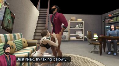 'Mistress Isabella Strips For The Horny Gentlemen'