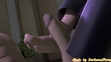 "A Foot Job with Jiro and Kaminari: A Hentai Porn Parody"