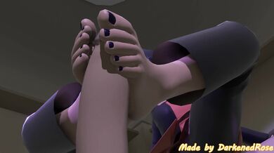 "A Foot Job with Jiro and Kaminari: A Hentai Porn Parody"