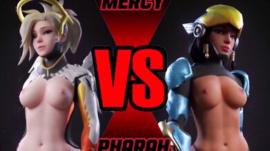 'Fantasy warfare porn - Mercy versus Phara, the fight for pleasure'