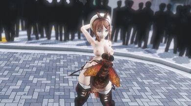 "MMD Insect Love: The Mating Ritual of the Giant Beetle and Butterfly"