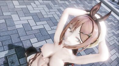 "MMD Insect Love: The Mating Ritual of the Giant Beetle and Butterfly"