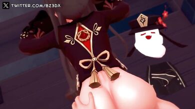 'Busty Office Slut Strips on Her Knees '