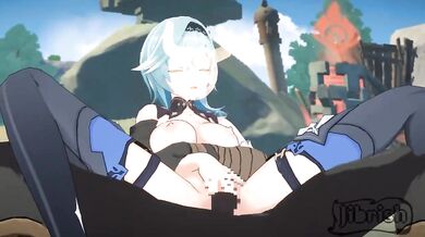 "Titillating Tail Ride: Eulalia's HiliChurl Fuck!"