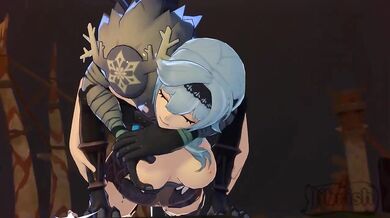 'Eulah's ass gets thoroughly dominated by Hilichurl'