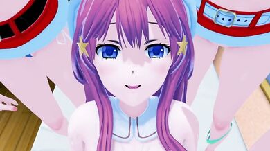 'Five Frigid Females and One Horny Hentai Hero - The Itsuki Nakano XMAS Hentai PORN Video '