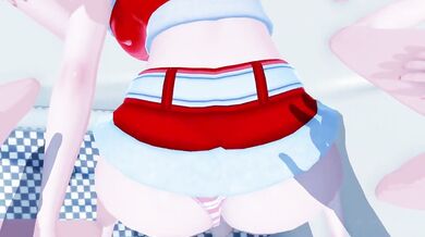 'Five Frigid Females and One Horny Hentai Hero - The Itsuki Nakano XMAS Hentai PORN Video '