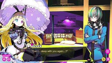 "Hentai MILF Alice and her daughter Alyce share a wild night of passion in their new home."