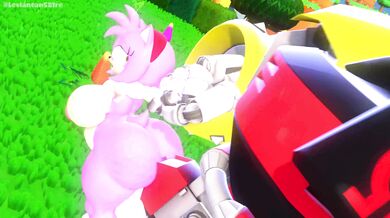 Rewritten as: 'Sexual Omega Dominates Hot Amy'