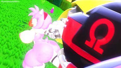 Rewritten as: 'Sexual Omega Dominates Hot Amy'