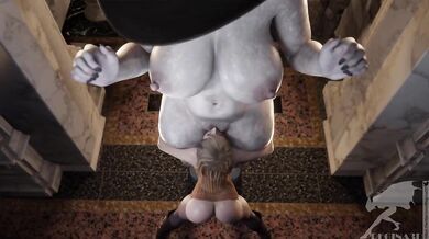 'Pink-haired seductress Ashley devours Alcina's juicy pussy'