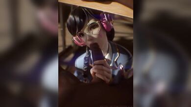'Academy - D.Va Blowjob: FPS Blyck'