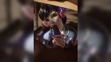 'Academy - D.Va Blowjob: FPS Blyck'