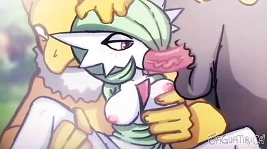 'The Mating of the Gardevoir and her Two Human Companions.'