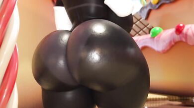 Watch as the baker gets turned on by her own creations!