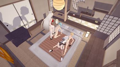 "Genshin's Hot Spring Rendezvous Part 2 - Alt Cam 4K - Genshin and Koibito's Sexy Adventure Continues!"