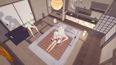 "Genshin's Hot Spring Rendezvous Part 2 - Alt Cam 4K - Genshin and Koibito's Sexy Adventure Continues!"