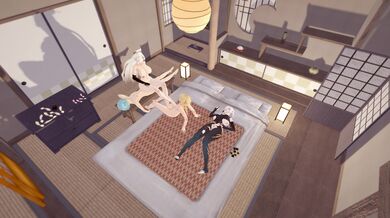 "Genshin's Hot Spring Rendezvous Part 2 - Alt Cam 4K - Genshin and Koibito's Sexy Adventure Continues!"