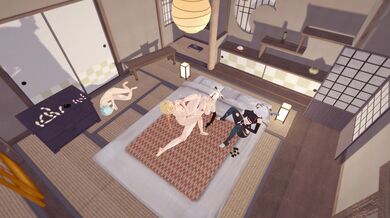 "Genshin's Hot Spring Rendezvous Part 2 - Alt Cam 4K - Genshin and Koibito's Sexy Adventure Continues!"