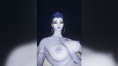 'Mrs. McReary's Futa Transformation and Jerking Session with Widowmaker'