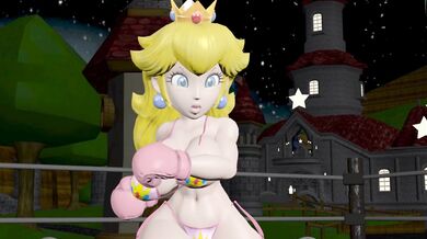 'Mushroom Kingdom Mayhem: Princess Peach vs. Rosalina (Fight Night Ryona)'