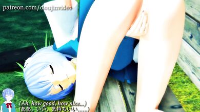 "Lustful Love in the Rain - Ayanami Rei's Steamy Confession"