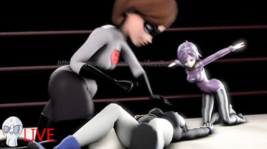 'The Ultimate Fuckfest: Elastigirl vs Raven (Wrestling Ryona)'