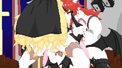 "The Priestess's Lustful Love Making at the Altar!"